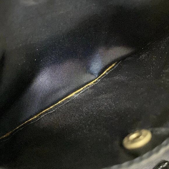 Auth DIOR/ChristianDior Double Saddle Bag Blue Dark Navy Multi Canvas Handbag - Picture 12 of 16